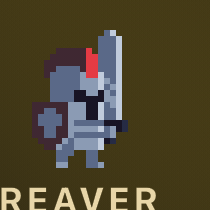 Rogue class pixel art portrait