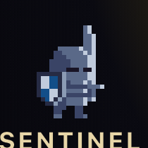 Warrior class pixel art portrait