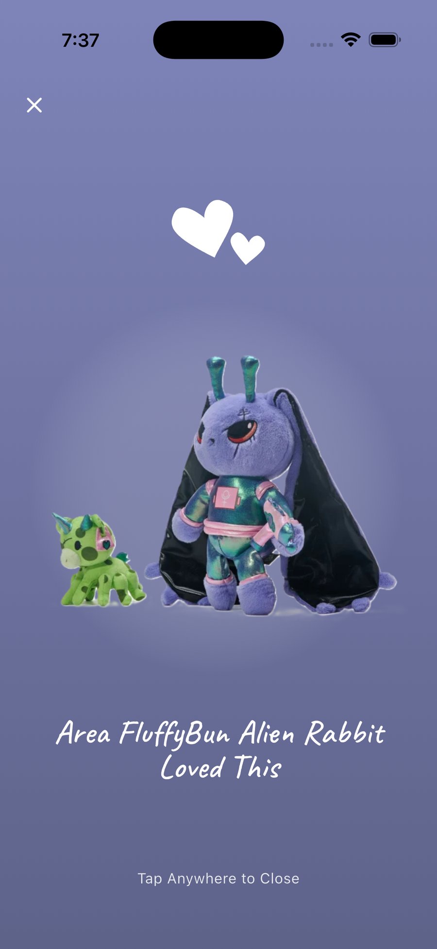 A custom Burrow mood wearing accessories