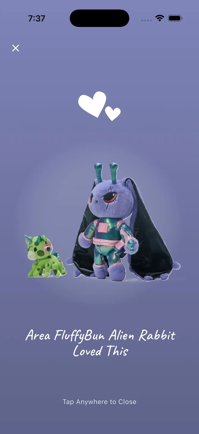 A custom Burrow mood wearing accessories